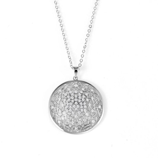 Flower of Life Moissanite Necklace