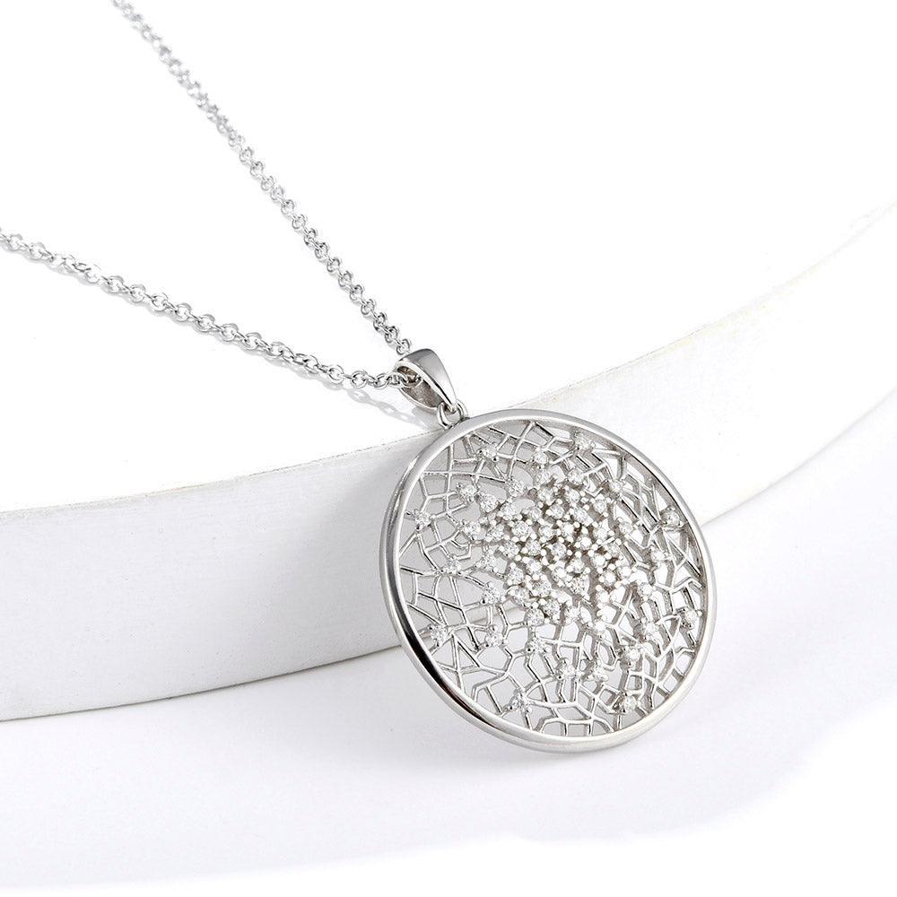 Flower of Life Moissanite Necklace
