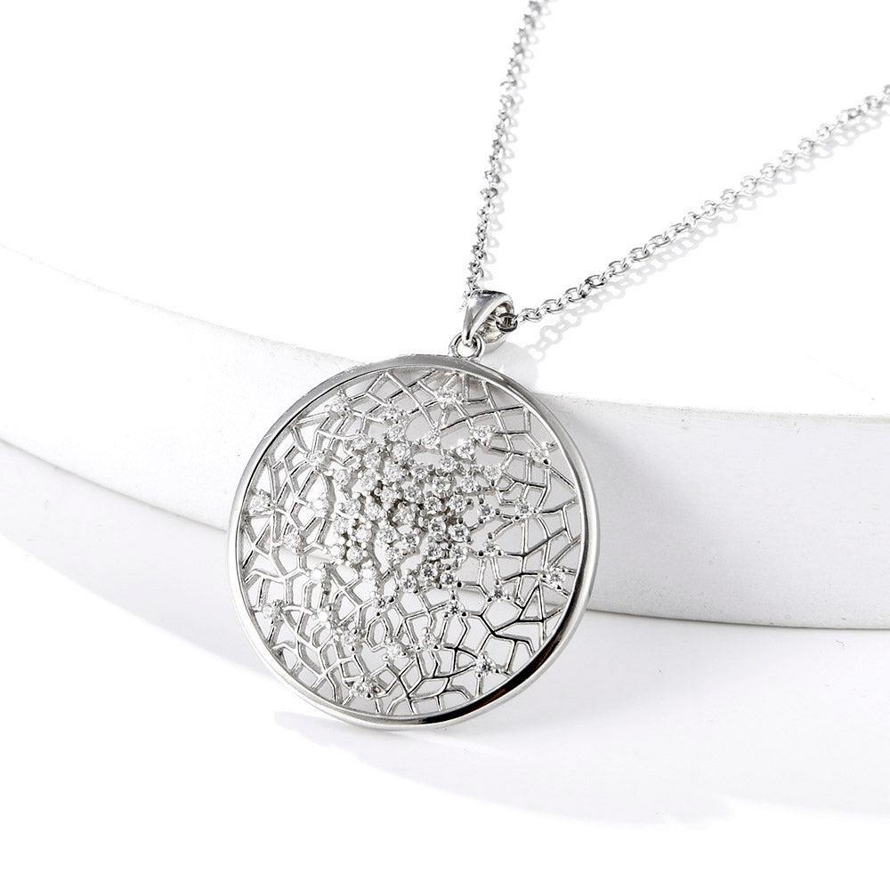 Flower of Life Moissanite Necklace