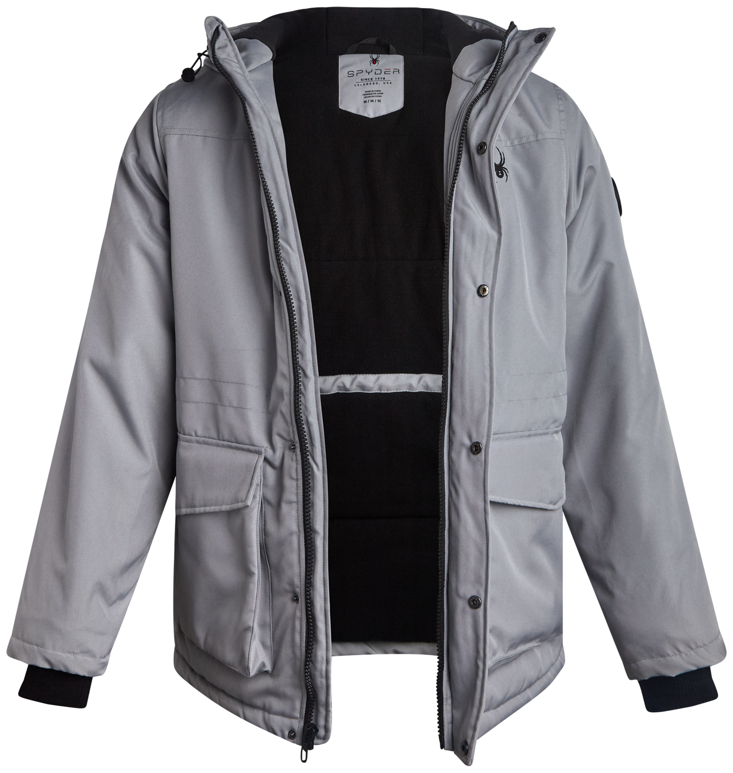 Spyder Mens Parka Jacket - Pewter