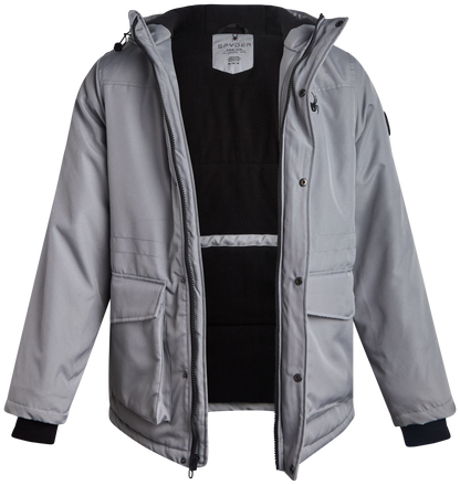 Men's Parka Jacket - Pewter