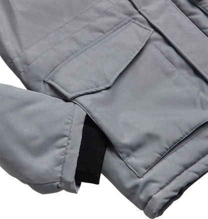 Men's Parka Jacket - Pewter