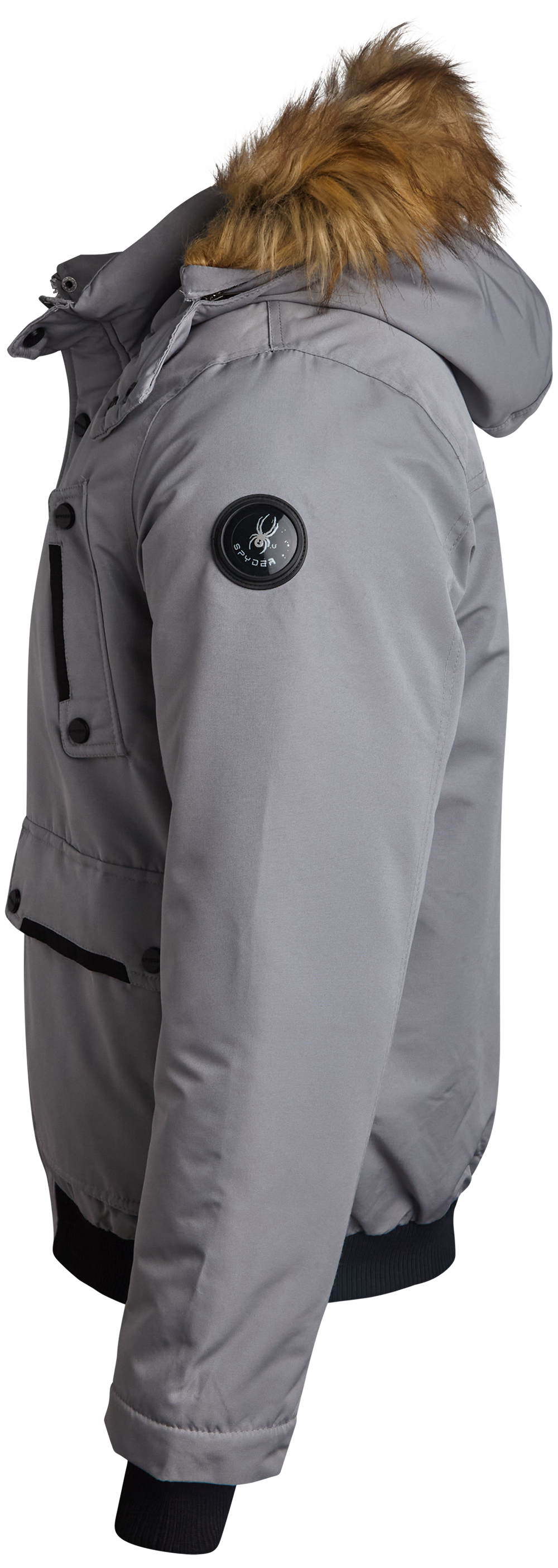 Spyder Boys Parka Jacket - Pewter