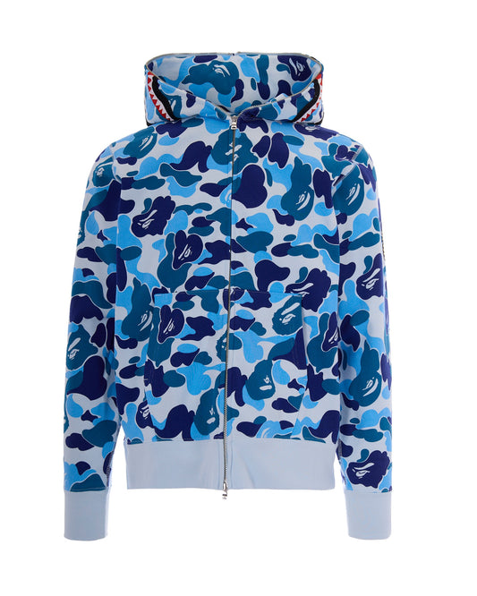 Hoodie Shark Full-Zip Blue
