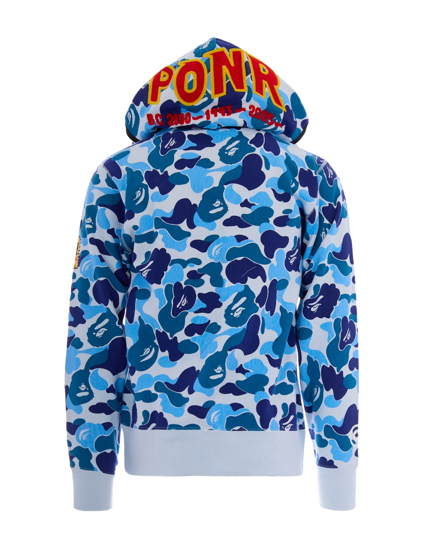 Hoodie Shark Full-Zip Blue
