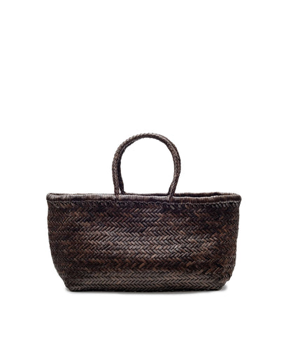 Handbag Triple Jump Big Dark Brown