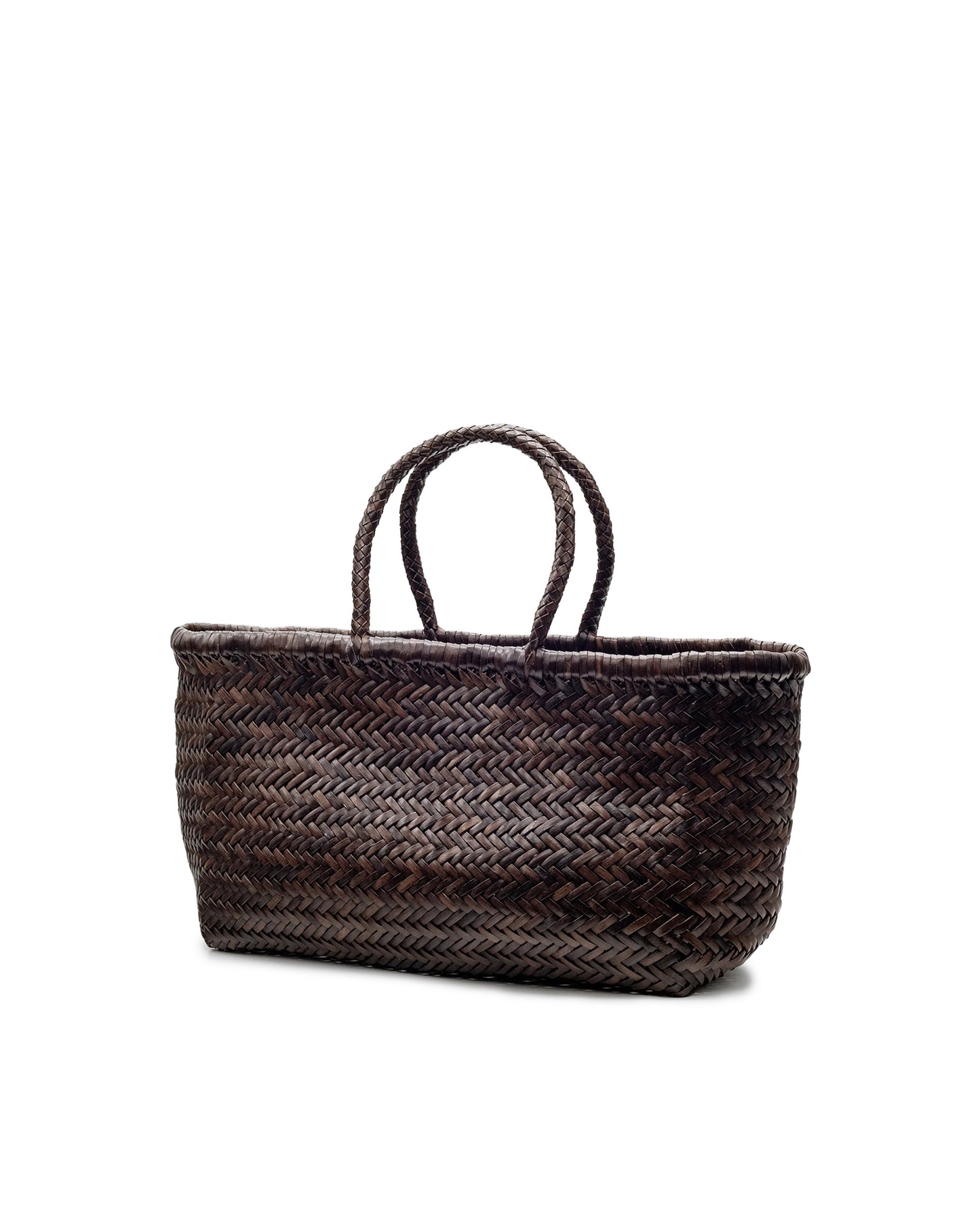 Handbag Triple Jump Big Dark Brown