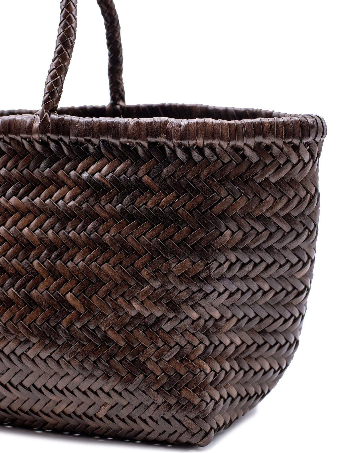 Handbag Triple Jump Big Dark Brown