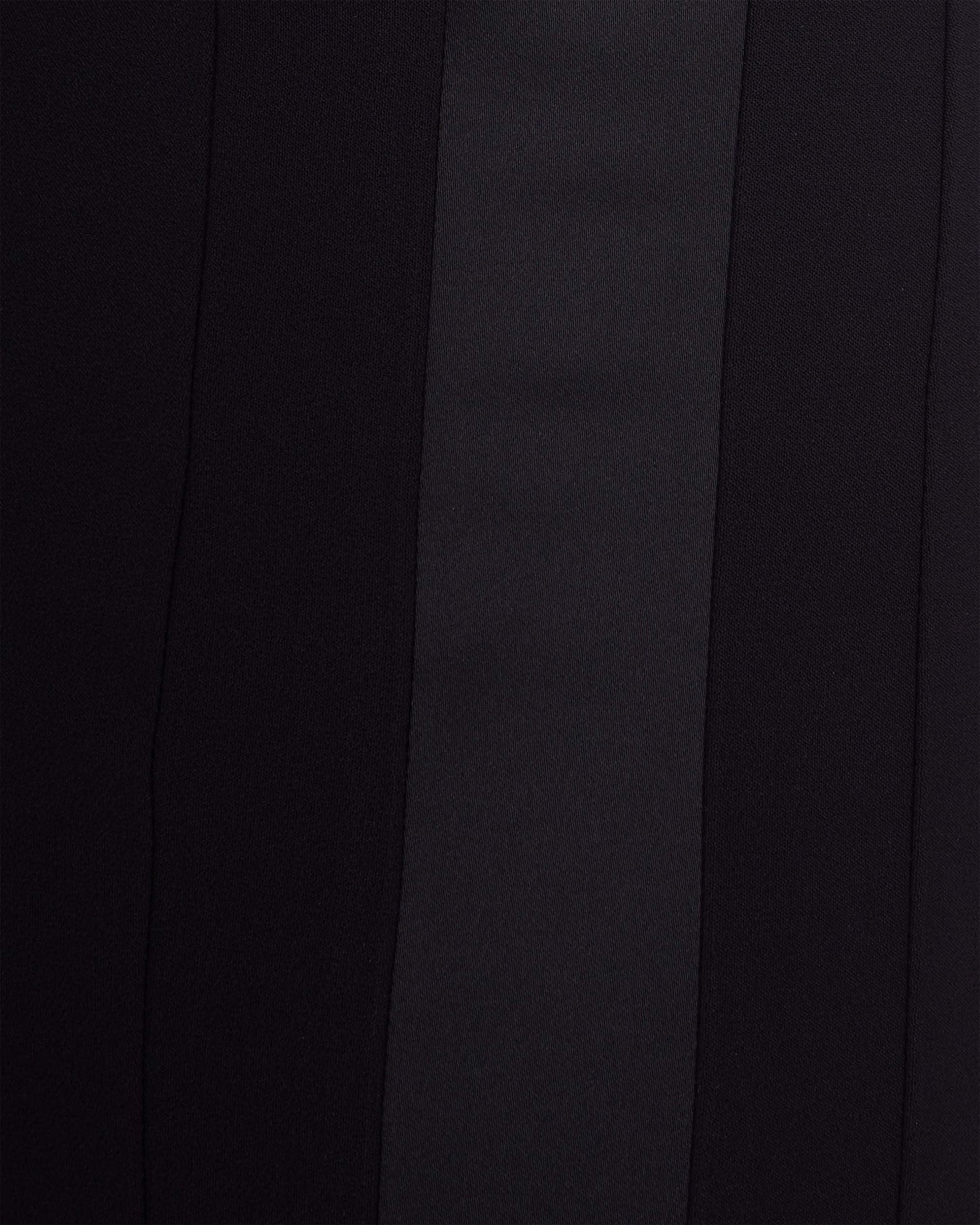 Longuette Dress With Gold Detail, Black