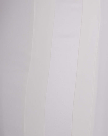 Longuette Dress Ivory With Gold Detail