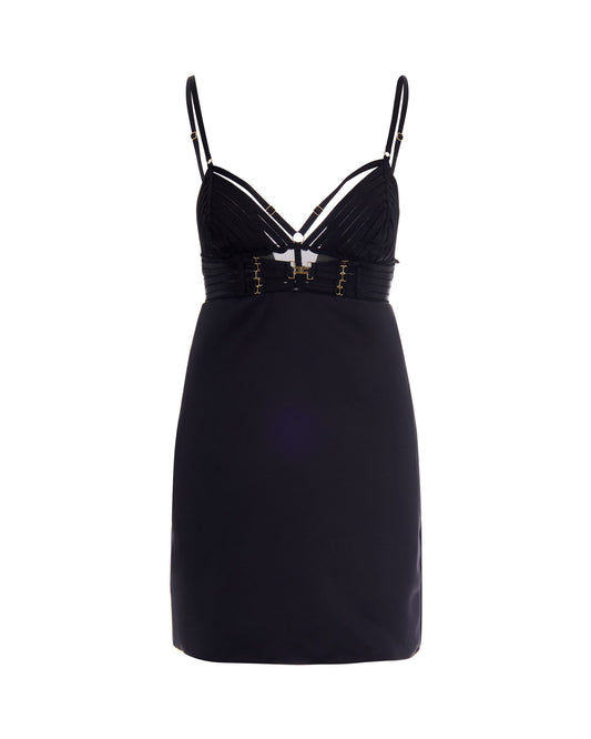 Mini Duchesse Dress Black