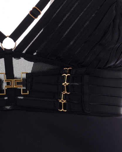 Mini Duchesse Dress Black