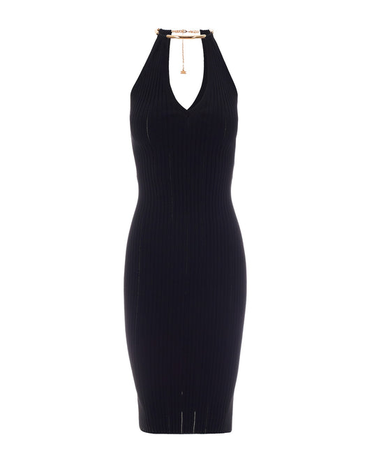 Dress, Knit, Black