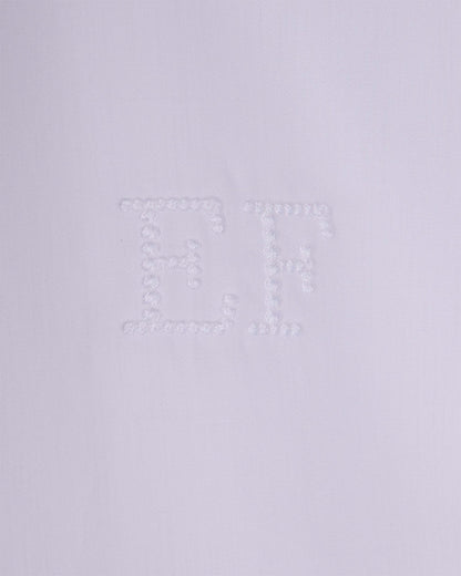 Shirt With Gold Buttons - White