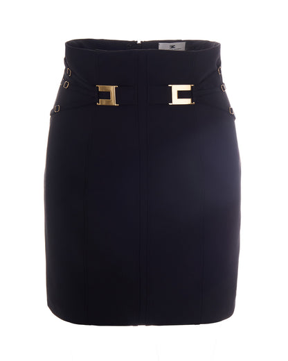 Mini Skirt Stretch Black