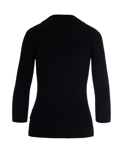 Ribbed Top Black