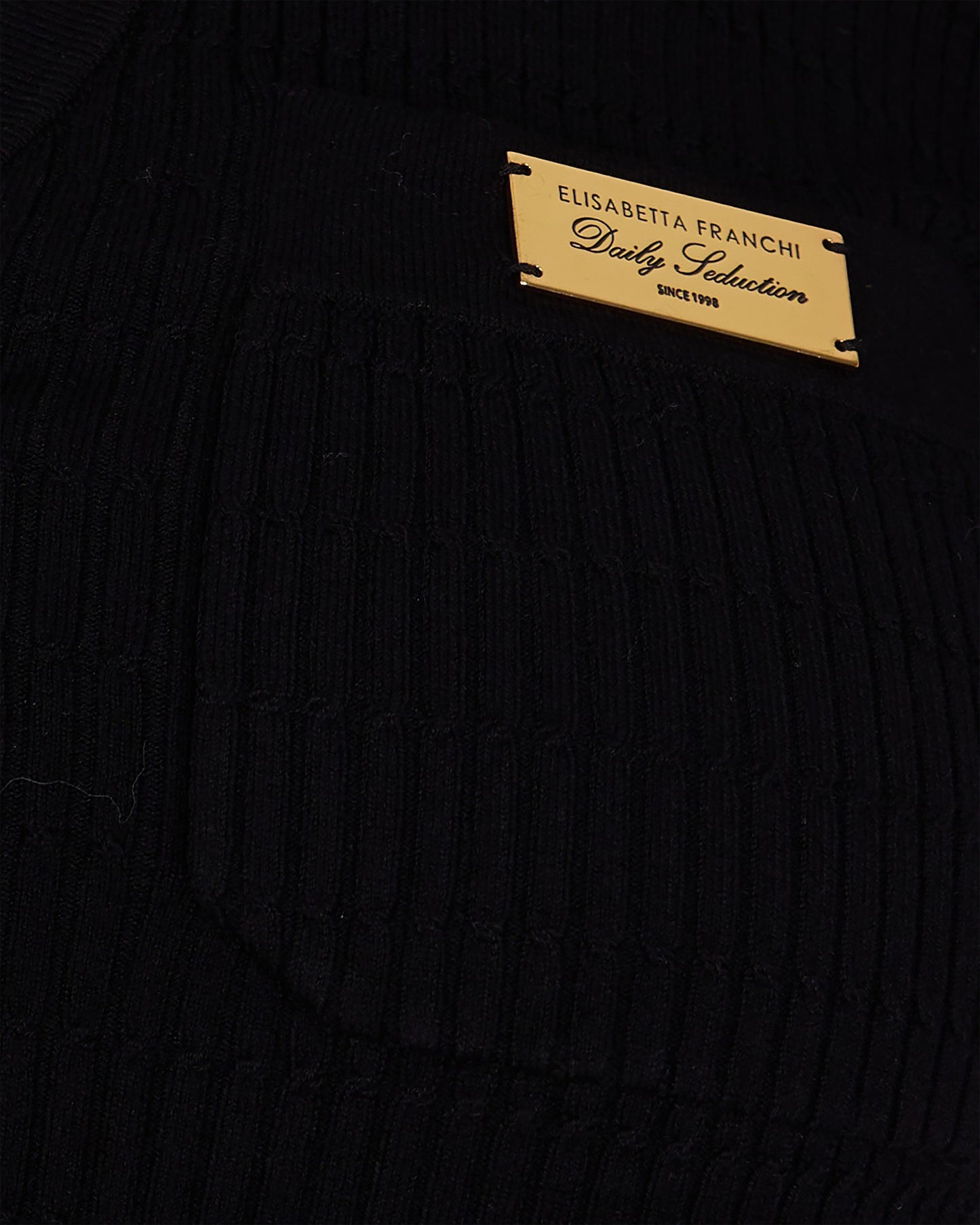 Ribbed Top Black
