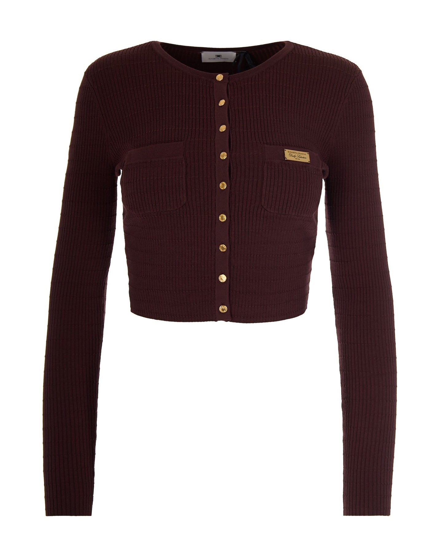 Ribbed Knit Top Cocoa