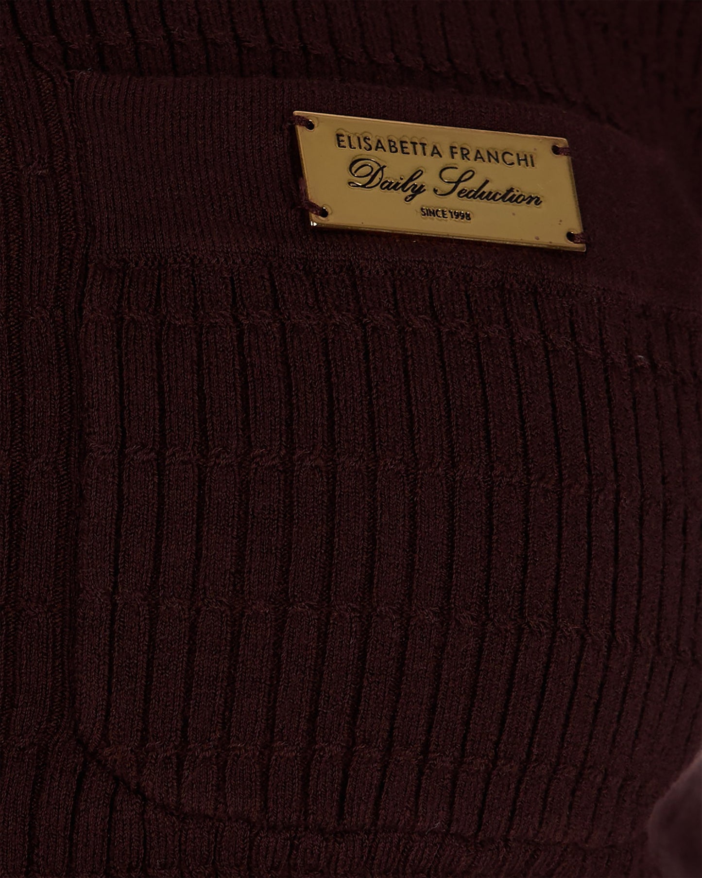 Ribbed Knit Top Cocoa