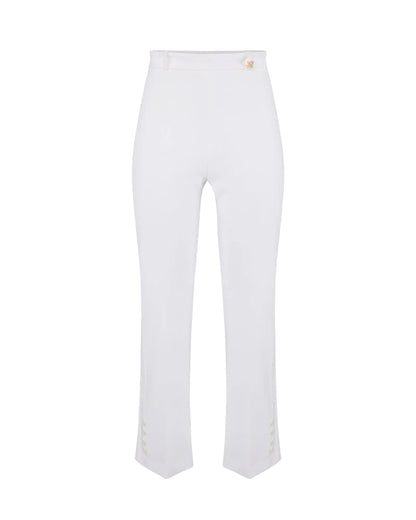 Trousers Doppio Crepe Ivory