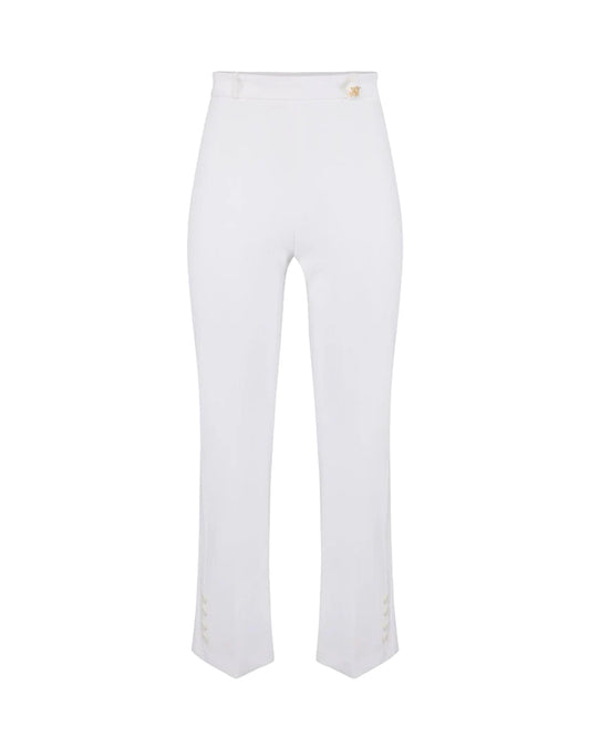 Trousers Doppio Crepe Ivory