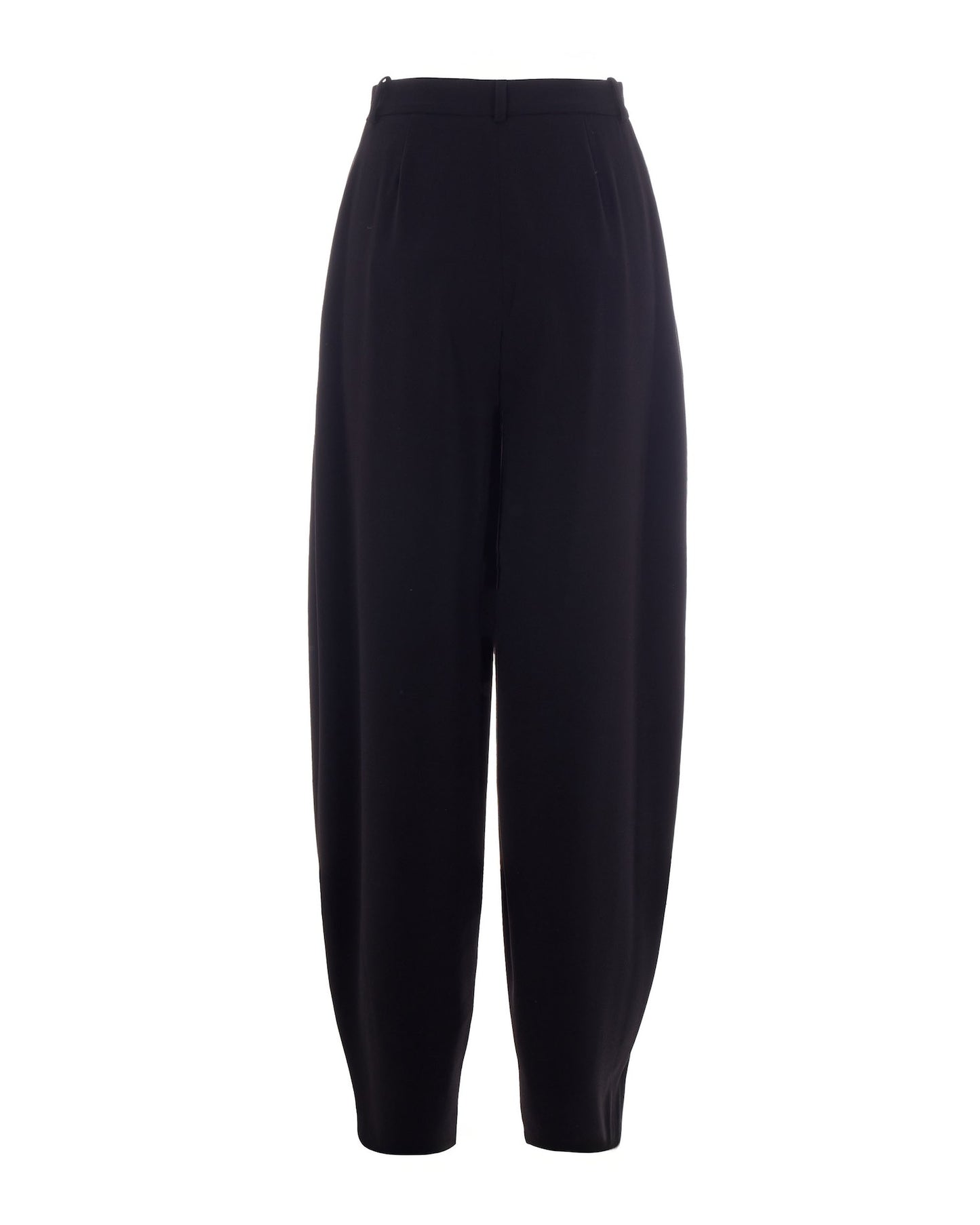 Trousers in Lightweight Crepe Black