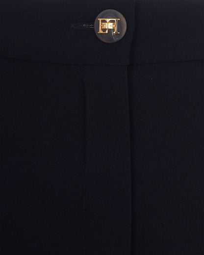 Trousers in Lightweight Crepe Black