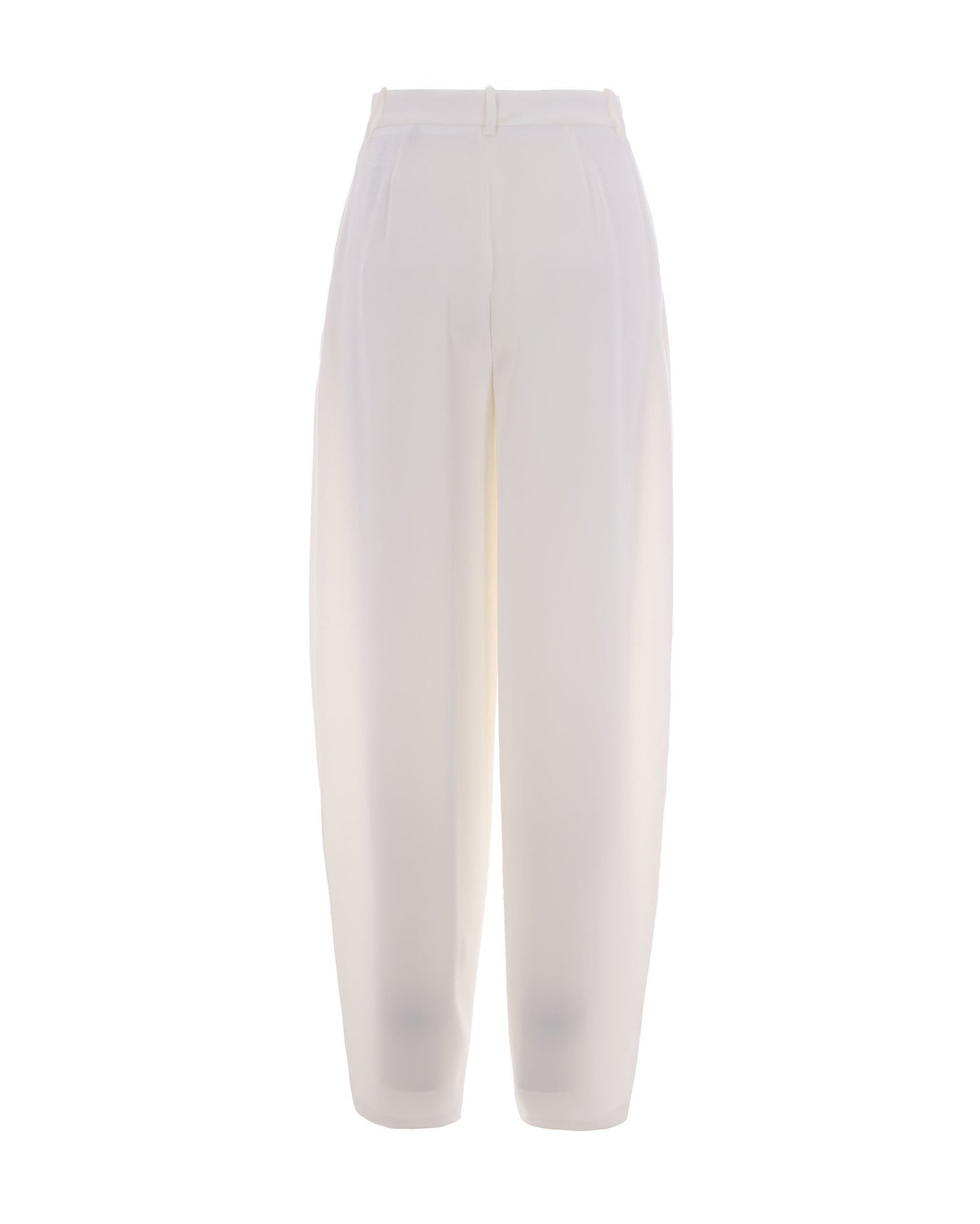 Trousers in Crepe, Ivory