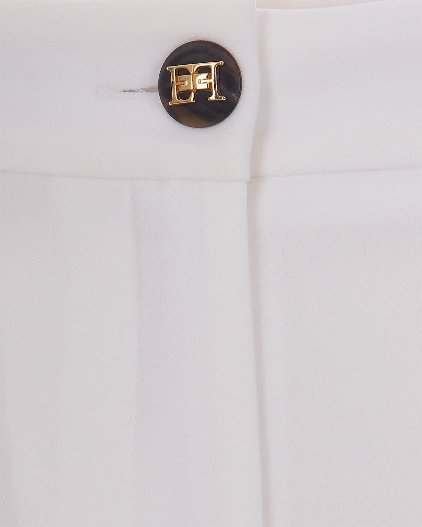 Trousers in Crepe, Ivory