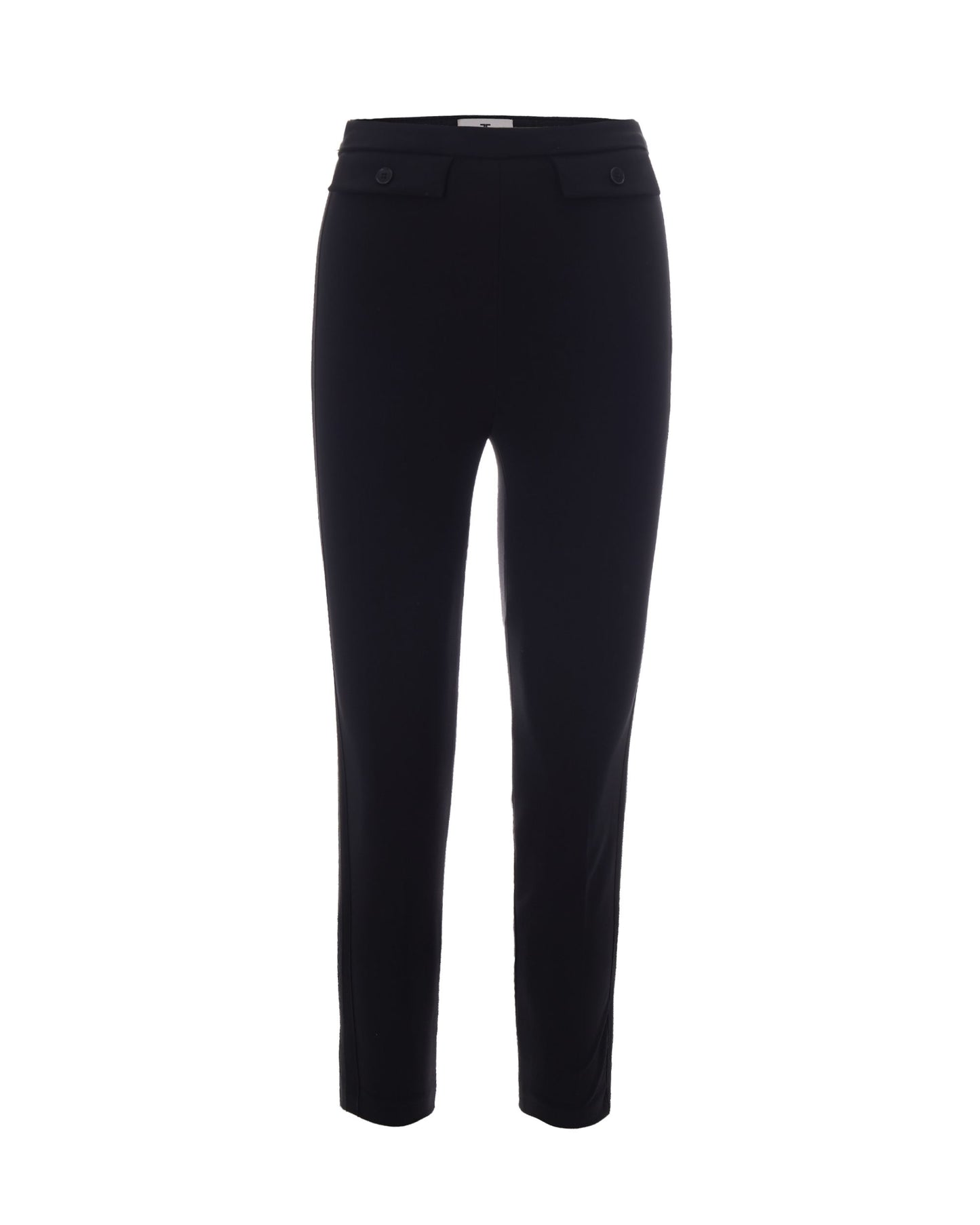 Trousers Crepe Satin Black