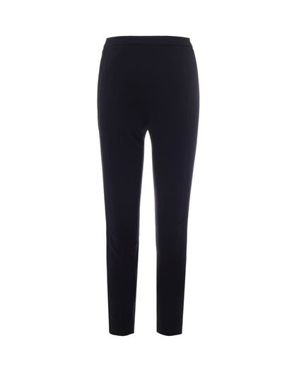 Trousers Crepe Satin Black