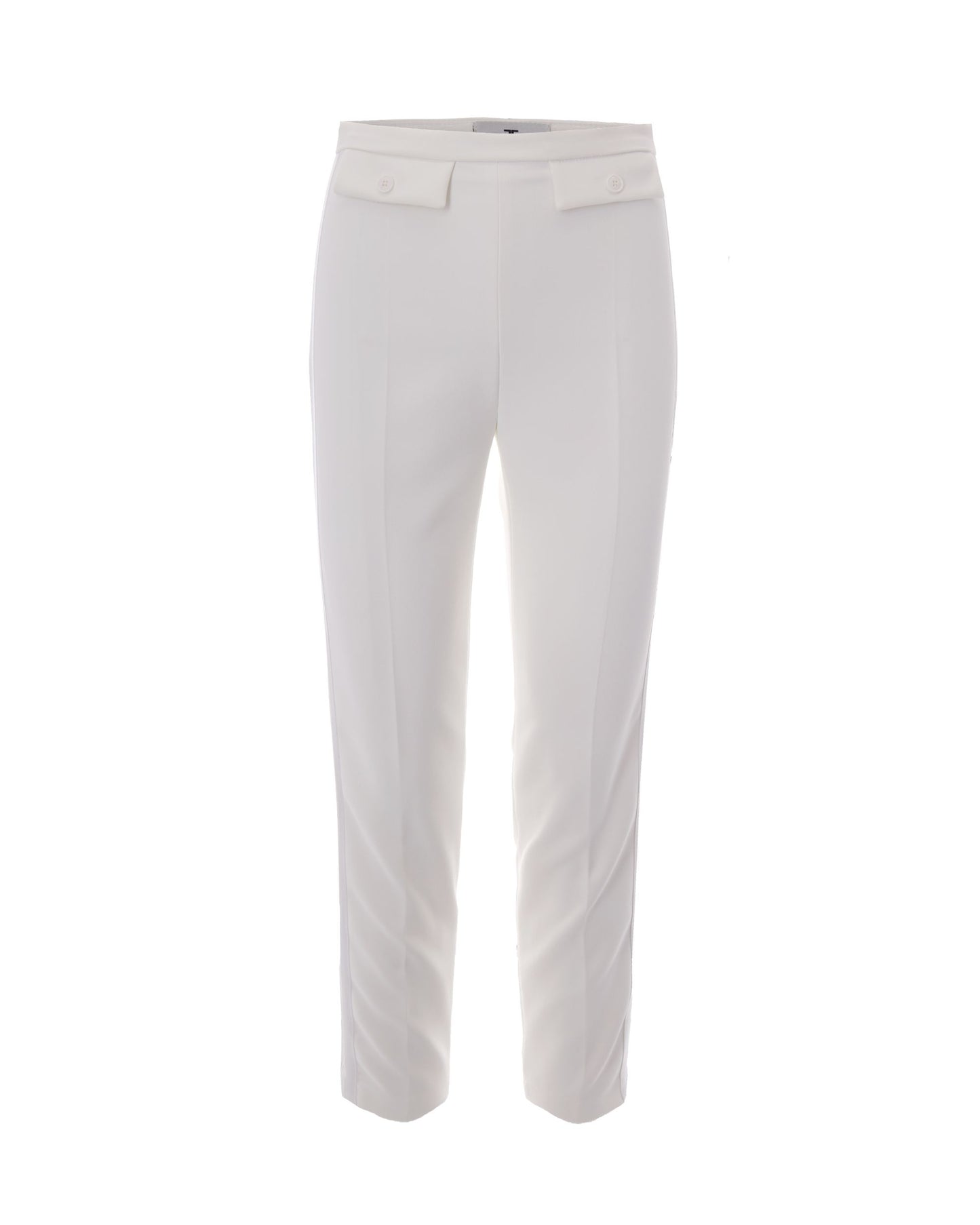 Trousers Crepe Satin Ivory