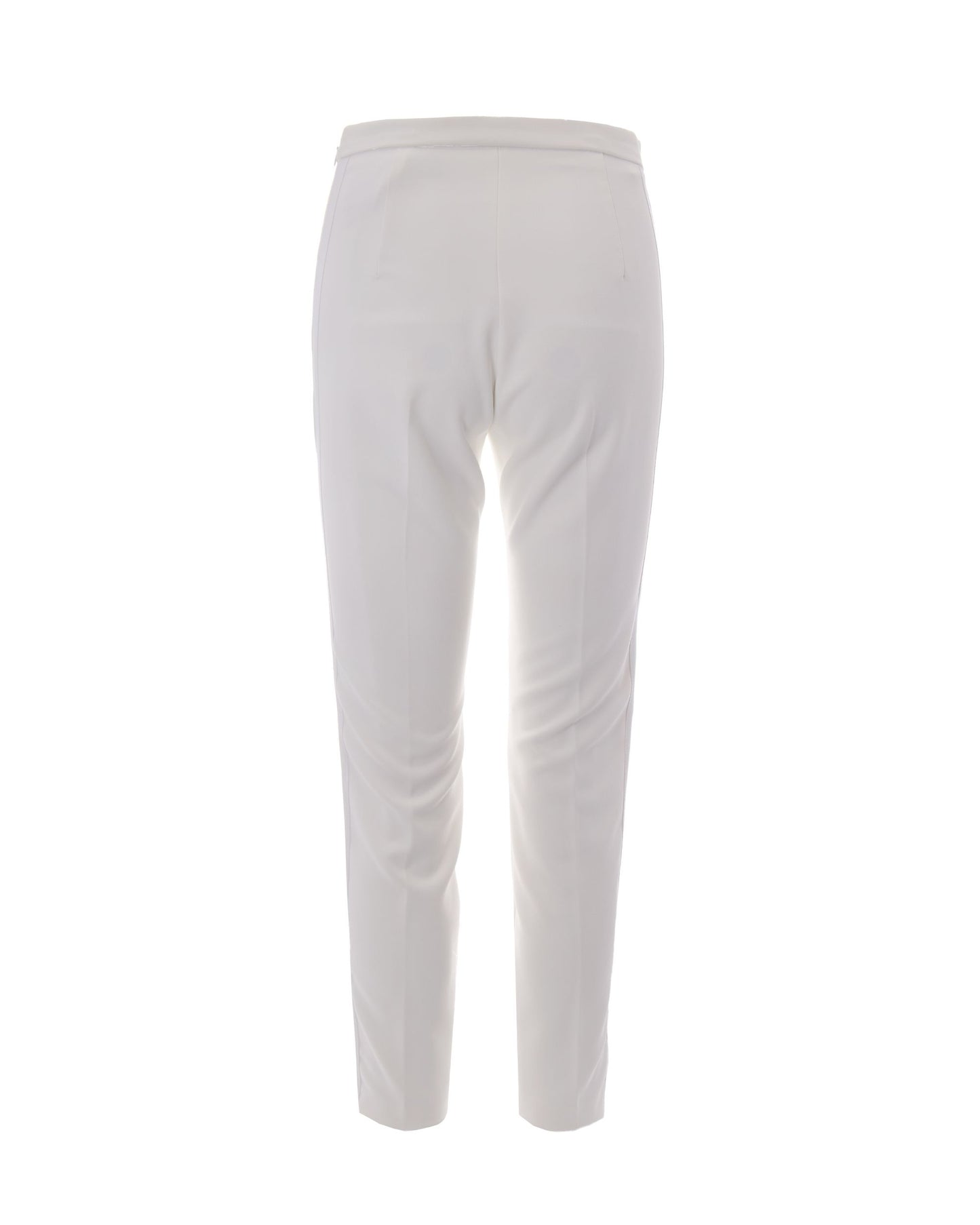 Trousers Crepe Satin Ivory