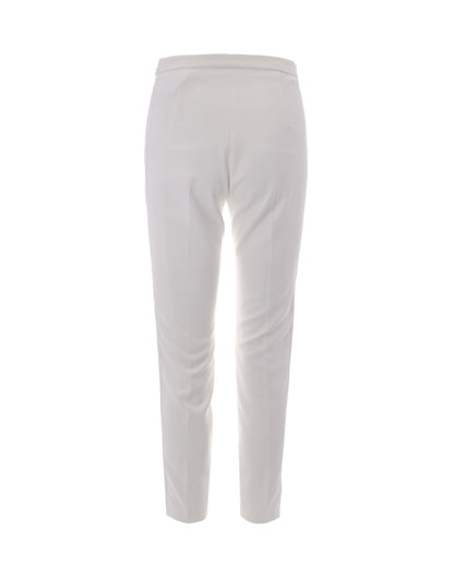 Trousers Crepe Satin Ivory