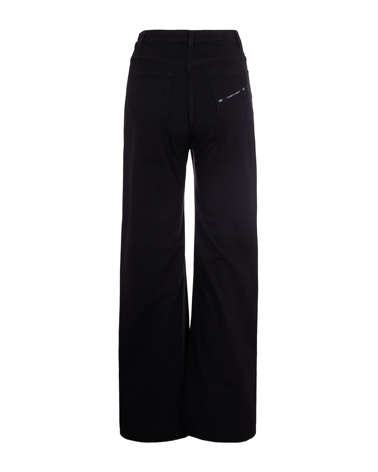 Jeans With Logo Detail Black
