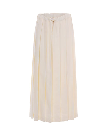 Pleated Skirt Tecno Tailoring Butter