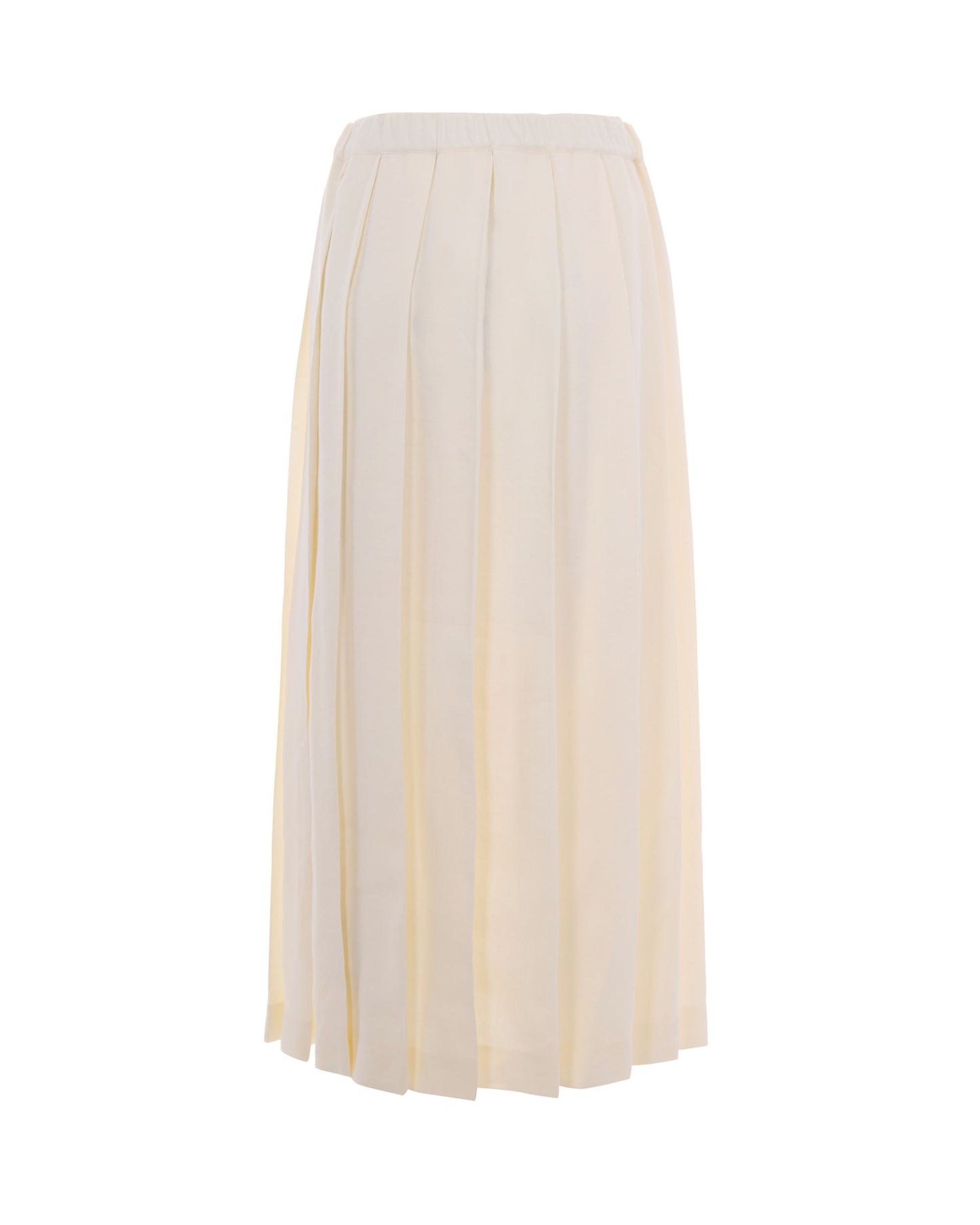 Pleated Skirt Tecno Tailoring Butter
