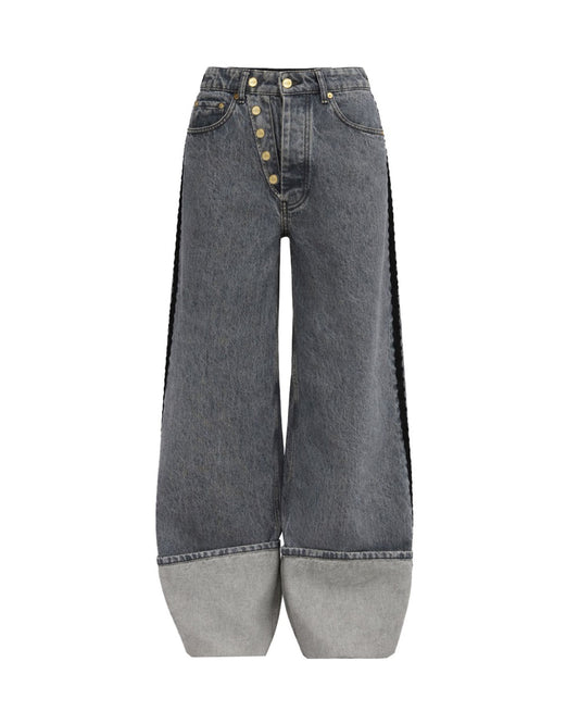 Jeans Double Fly Slate Grey