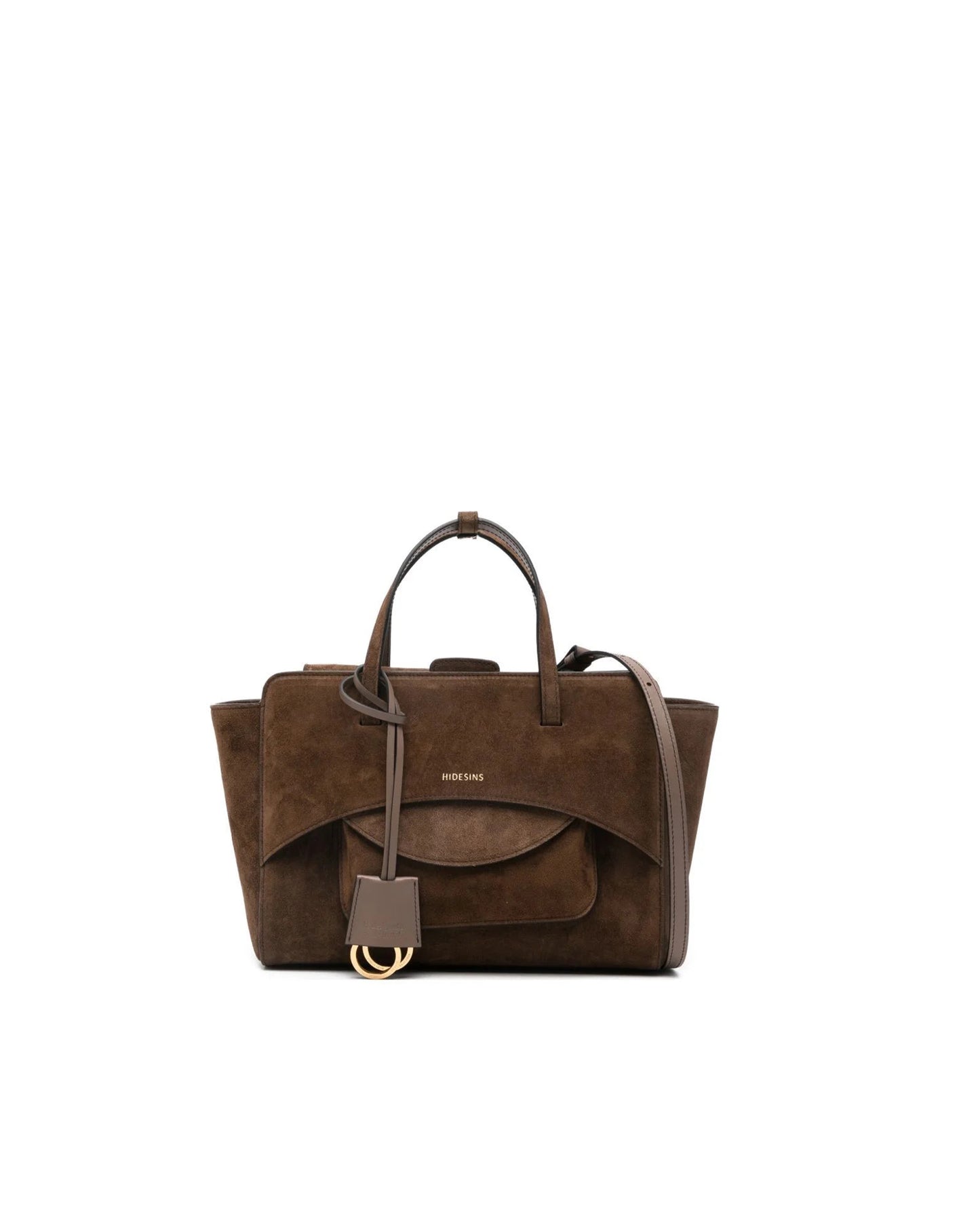 Handbag Flap M Suede Chocolate
