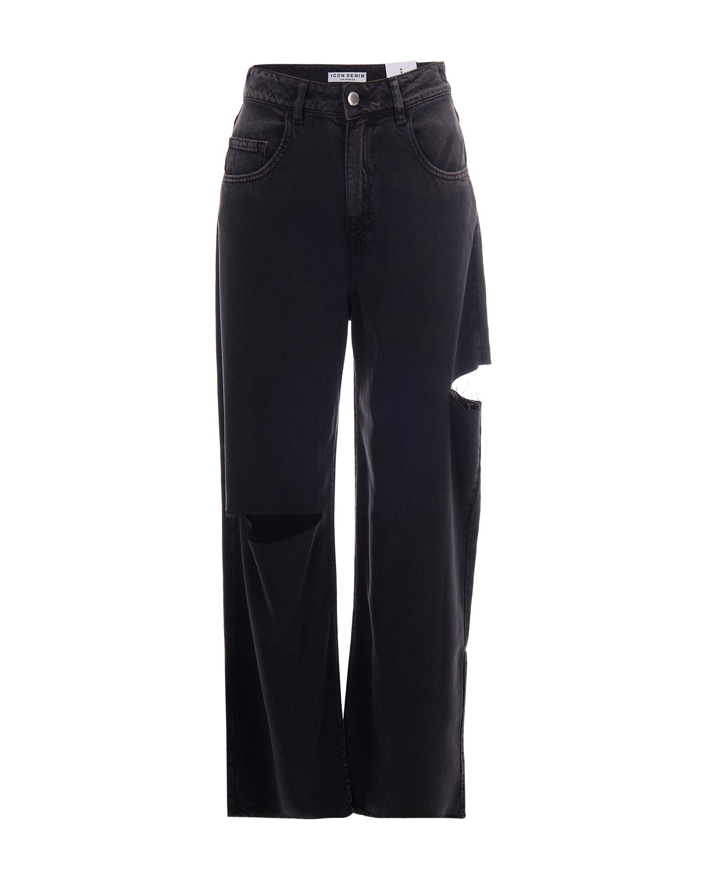 Wide-Leg Jeans Poppy Black