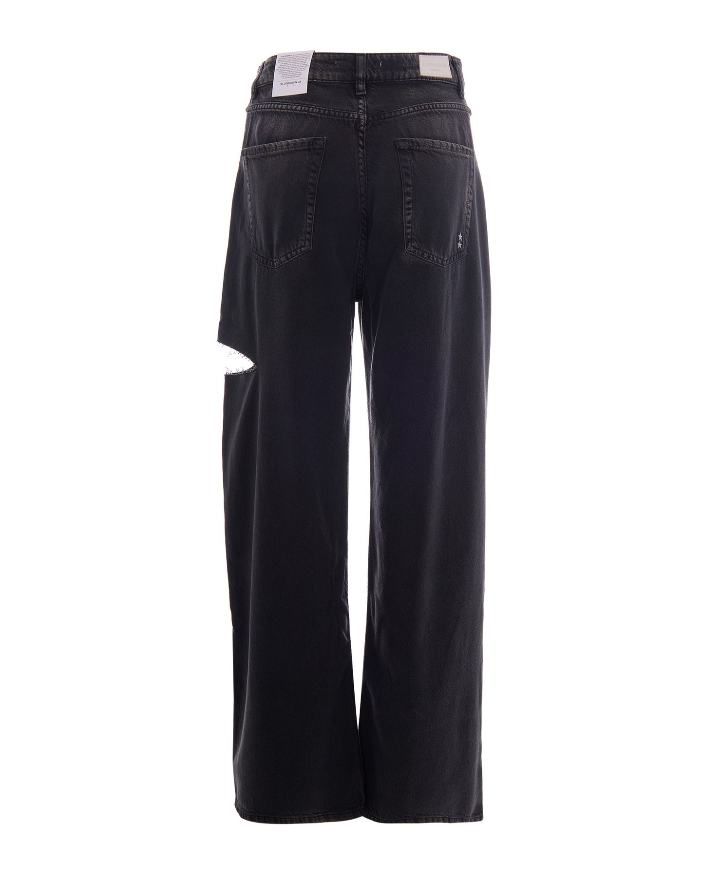 Wide-Leg Jeans Poppy Black