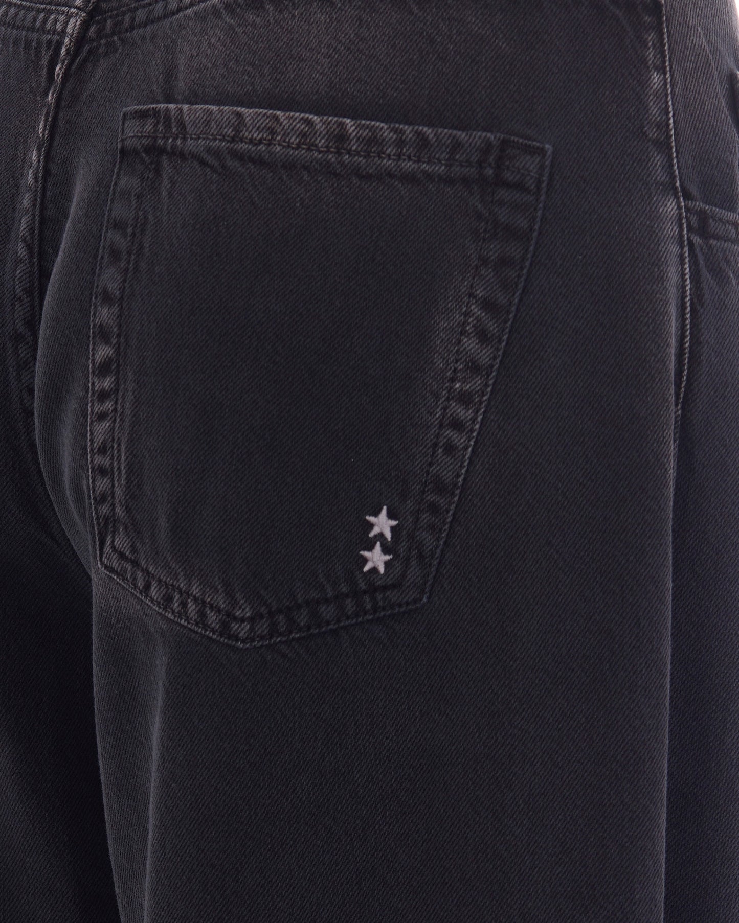 Wide-Leg Jeans Poppy Black