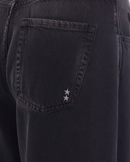 Wide-Leg Jeans Poppy Black