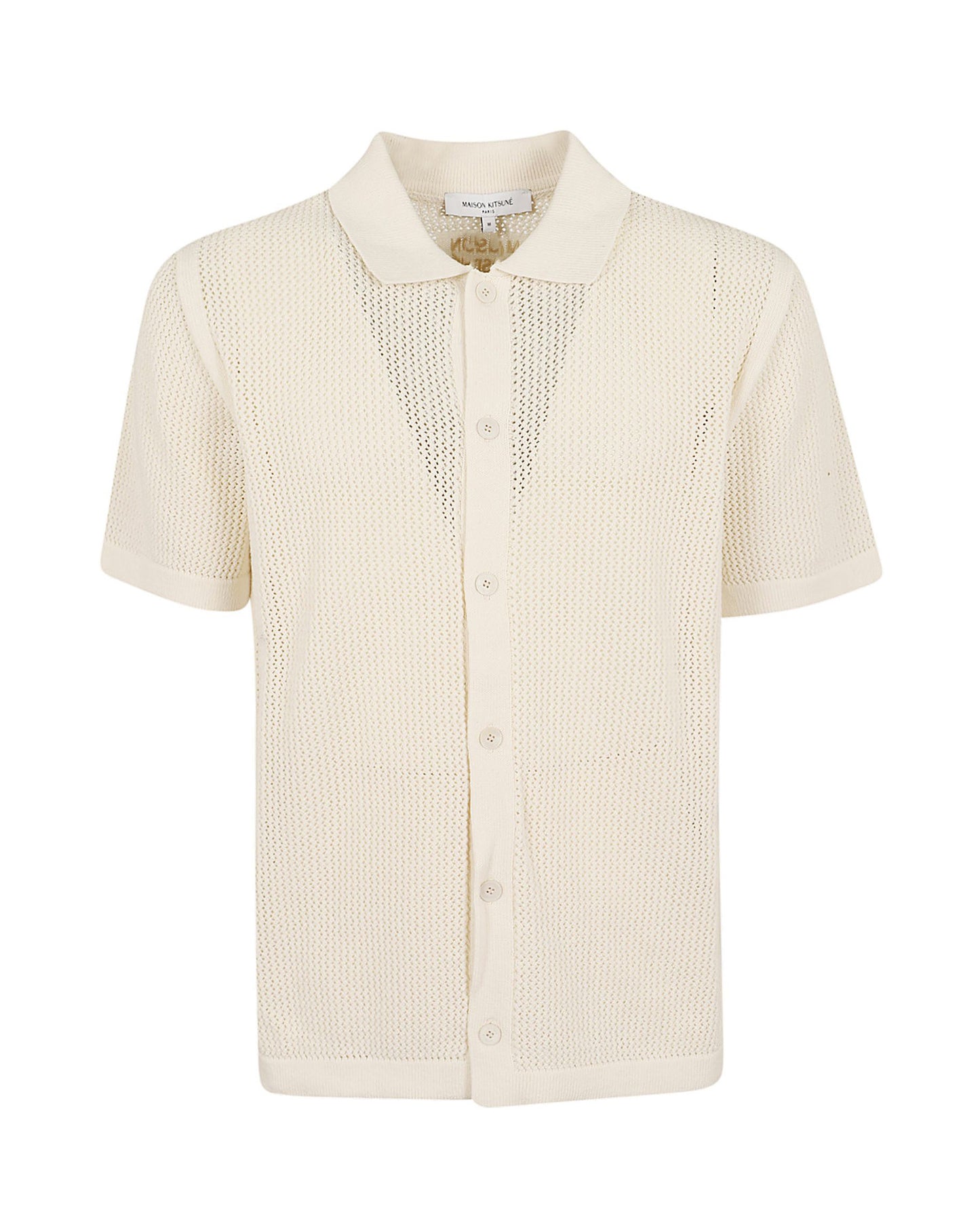 Cardigan Open Knit Pure Ecru
