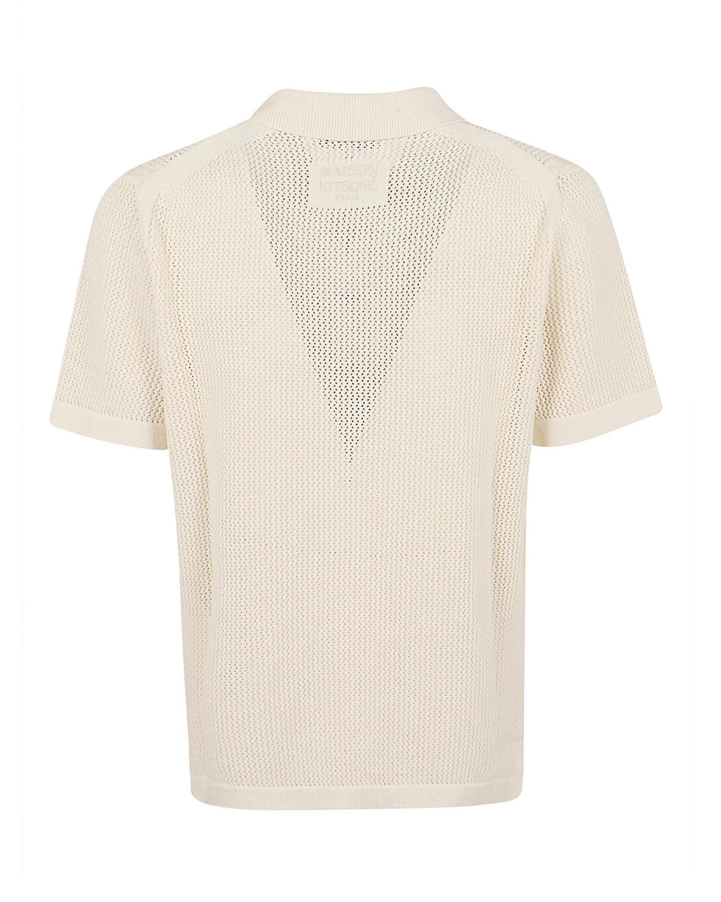 Cardigan Open Knit Pure Ecru