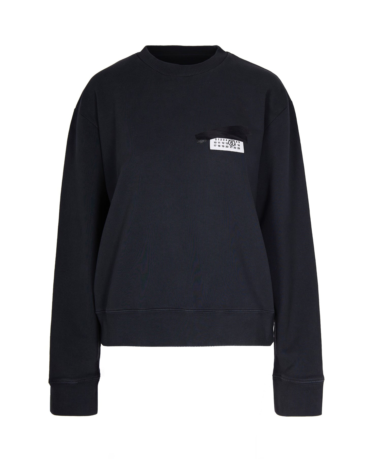 Sweatshirt Numeric Signature Washed Black