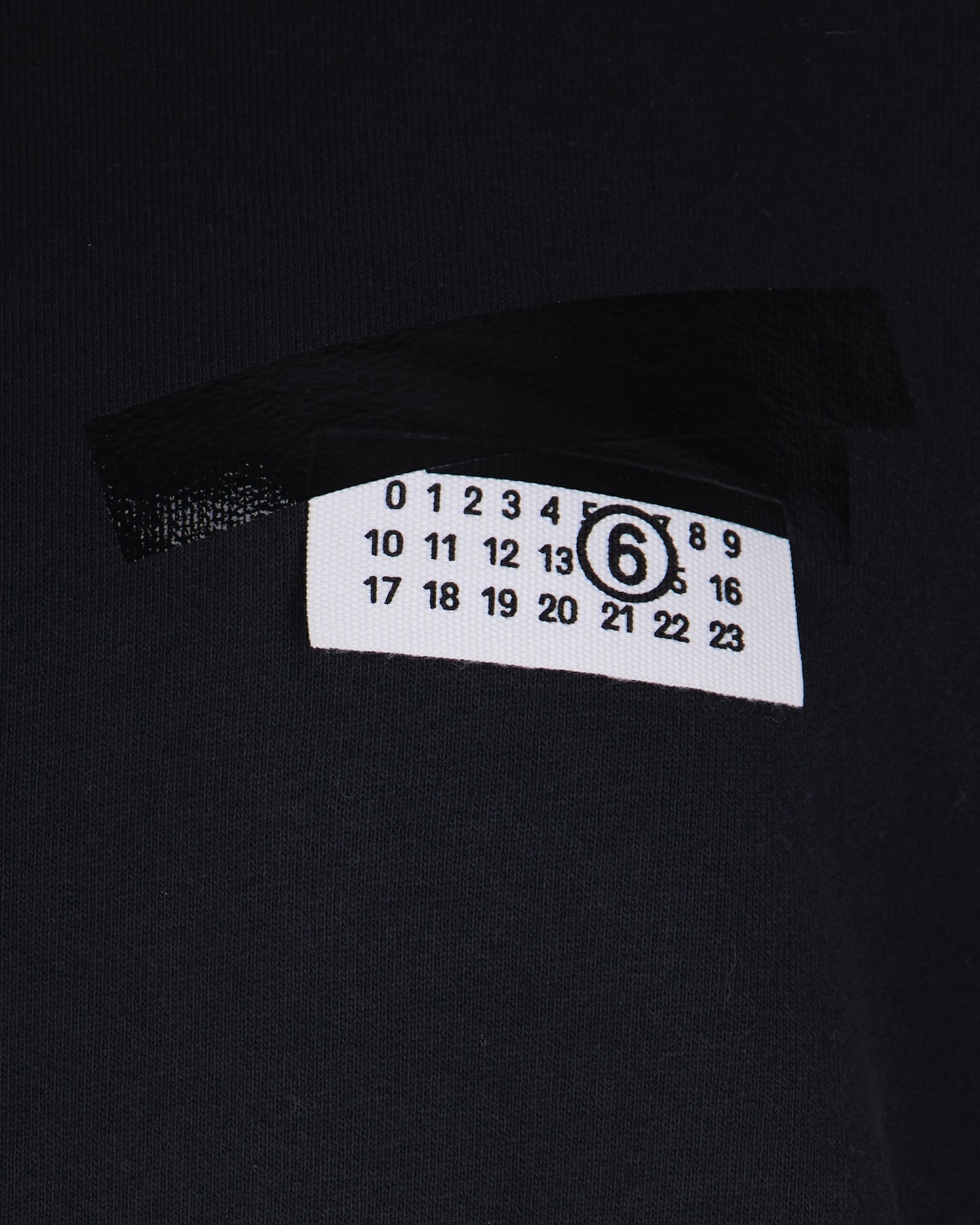 Sweatshirt Numeric Signature Washed Black