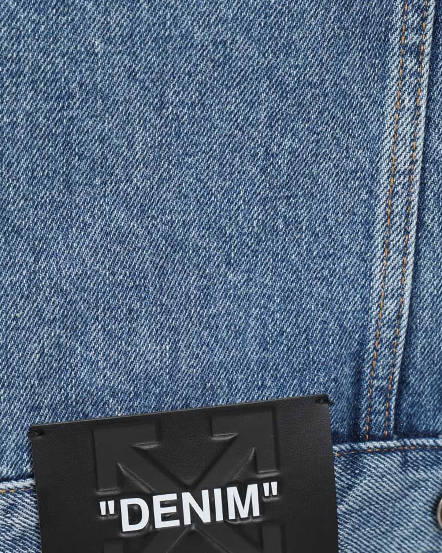 Denim Jacket Half Arrow Light Medium Blue