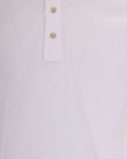 Polo Shirt Double Bianca White