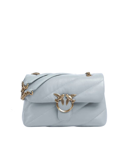 Shoulder Bag Love Bag Puff Pearl Grey/Antique Gold